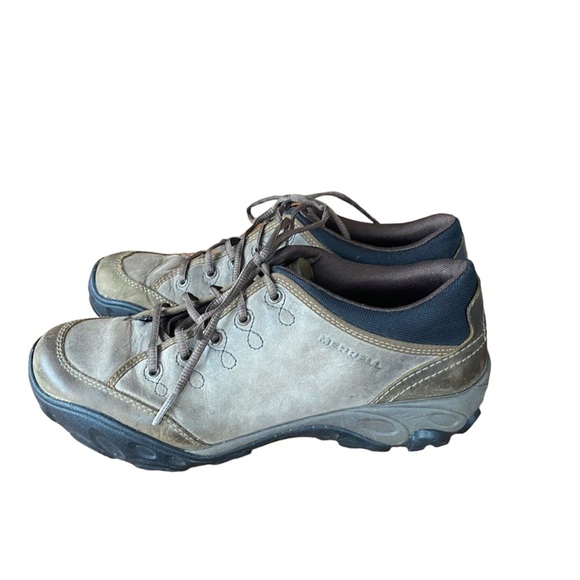 Merrell Quartz Brindle grey two toned vibram trail walking hiking shoes size 8.5 - Picture 1 of 6